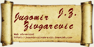 Jugomir Zivgarević vizit kartica